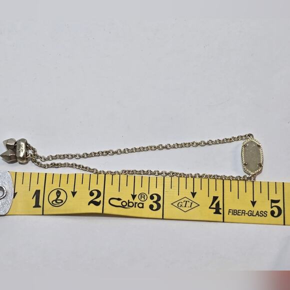 KENDRA SCOTT Elaina Drusy Slide Adjustable Gold Bracelet - Picture 6 of 6